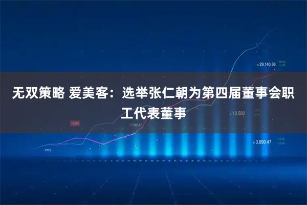 无双策略 爱美客：选举张仁朝为第四届董事会职工代表董事